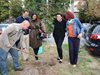 Веселина Кацарова сади дръвчета с колеги от Старозагорската опера