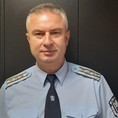 Шефът на Охранителна полоция-Пловдив комисар Костадин Костов.