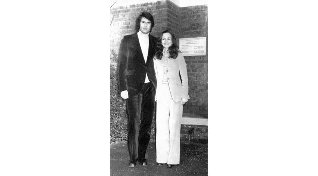 1972 г. Сватбата с Джина Меткалф в Хамерсмит