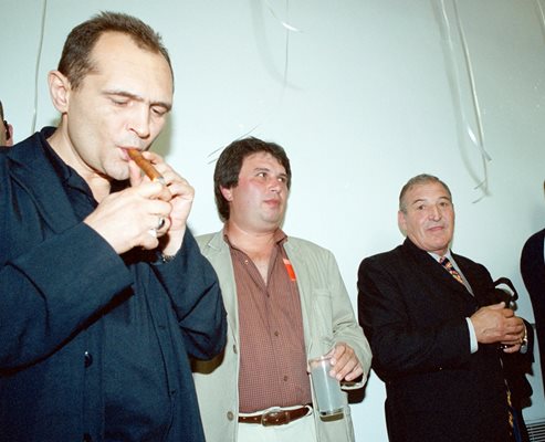 Васил Божков, Илия Павлов и Димитър Пенев (от ляво на дясно)