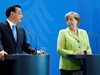 Меркел и Ли Къцян се споразумяха за сътрудничество в търговията, климата и сигурността