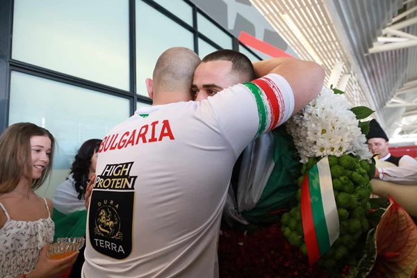 The welcome of the Olympic champion Carlos Nassar in Bulgaria