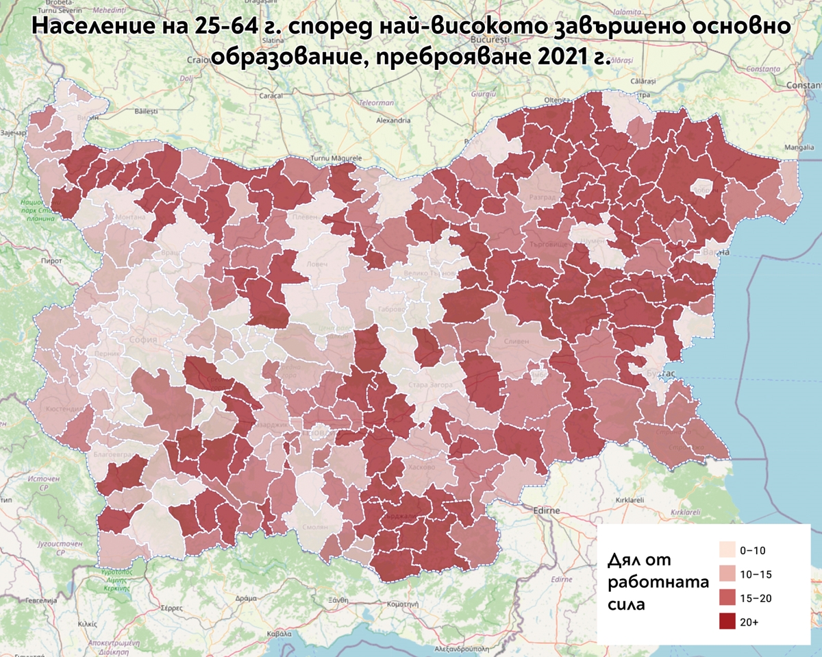 Коментар на седмицата №2: Защо има разделение между Западна и Източна България по грамотност