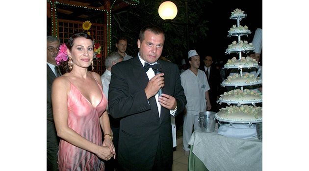 Илия Павлов със съпругата си Дарина на последния си рожден ден през 2002 г.