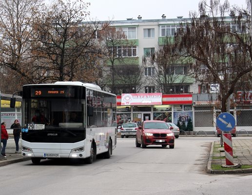 Автобусна линия №29 също е с променен маршрут.