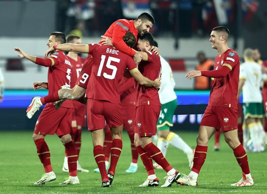 Les Serbes sont heureux de s'être qualifiés pour le Championnat d'Europe.