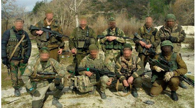Руски наемници от частната военна компания Вагнер в Сирия през март 2017 г. Снимка: gazeta.ru