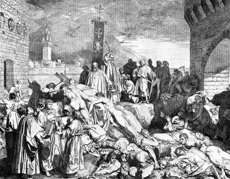 Между 5000 и 10 000 души на ден умирали в Константинопол от чумата.