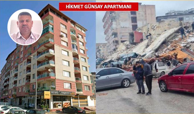 Гордостта на Хикмет Гюнсай - блокът "Хикмет Гюнсай" преди и след земетресението
