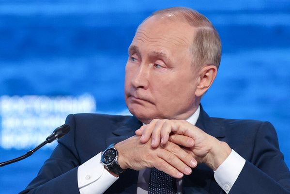 Президентът на Руската федерация Владимир Путин СНИМКА: РОЙТЕРС