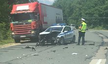 Патрулката причинила катастрофата край Варна, ранено е дете