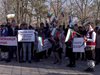 Протест в Лесово срещу настаняването на мигранти край селото