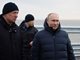 Путин покара Мерцедес на разходка до Кримския мост (Видео, снимки)