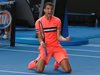 Григор на сет от четвъртфиналите на Australian Open, Кириос намали на 1:2