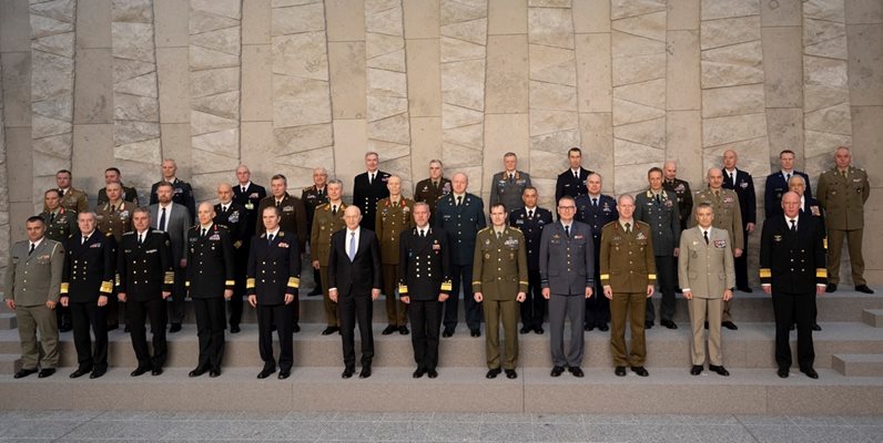 Заседанието на Военния комитет на НАТО на 18 и 19 януари в Брюксел
СНИМКА: Министерство на отбраната