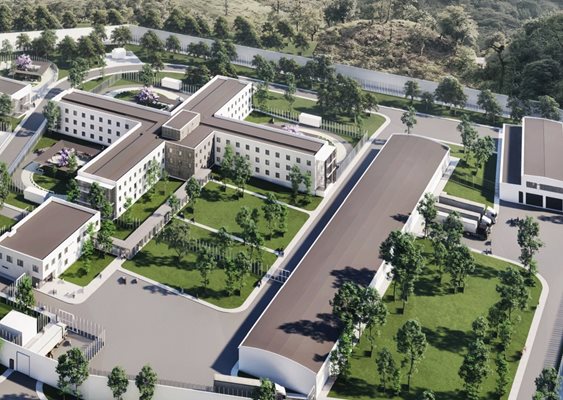 Така ще изглежда модерният затвор с обучителен център в с. Самораново, финансиран с пари от Норвегия.