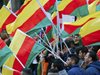 Хиляди кюрди скандираха във Франкфурт "Ердоган - терорист"