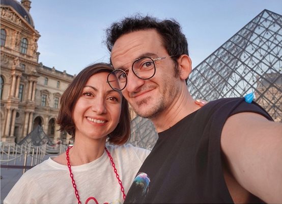 Ники и Наталия са в Париж за годишнината