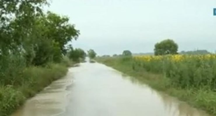 Снимка от наводнението през юни Кадър: БНТ