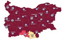 България е в тъмночервената зона по заболеваемост, само 3 области не са