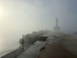 Пристанище Варна затворено заради мъгла
Снимка: Орлин Цанев