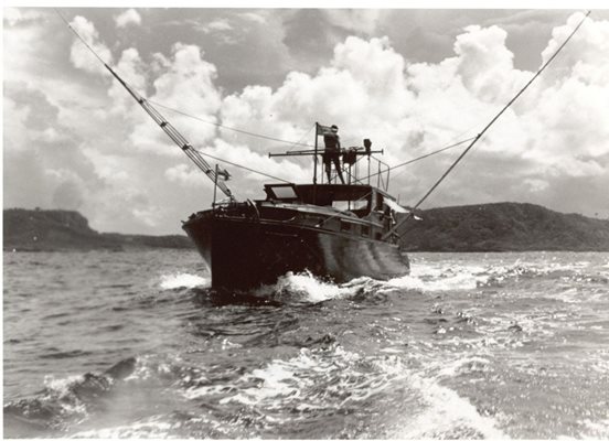Лодката “Пилар”, която писателят използвал в шпионската си дейност, но за американските спецслужби