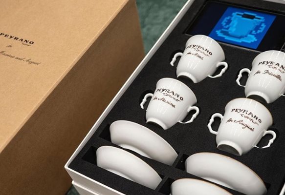 Комплект чаши за горещ шоколад „Пейрано” за Зукърбърг
СНИМКИ Инстаграм “Пейрано” и Матео Баронето