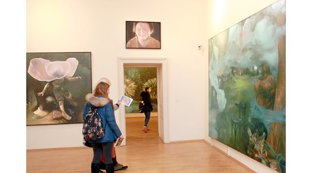 Изложбата на Ода Жон в Националната галерия