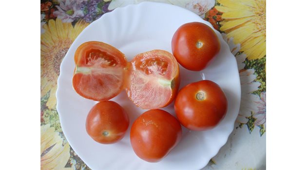 ИЗНЕНАДА: Въпреки че са червени отвън, доматите на пазара у нас често имат зелена вътрешност.