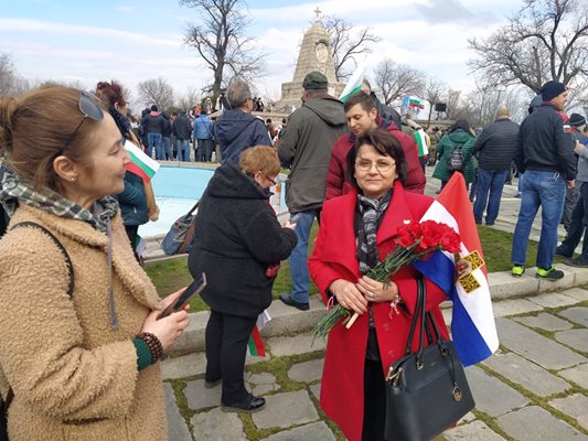 Шефката на БСП в Пловдив Димитрина Вакрилова.