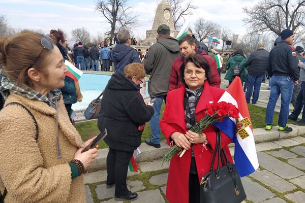 Шефката на БСП в Пловдив Димитрина Вакрилова.