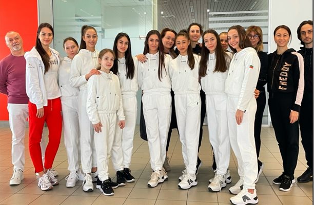Отборът ни по художествена гимнастика замина за Гран при в Марбея. Снимка: БФХГ