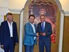 Даниел Панов се срещна с президентите на
европейската и международната федерации по хандбал