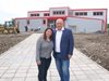 Министър Кралев инспектира новата зала на Станка Златева в Сливен