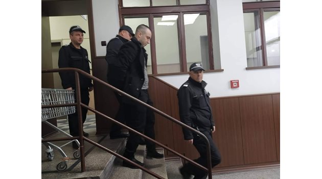 Илиян Рангелов в съда. Снимка: Авторът