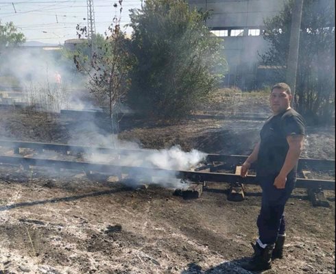 Пожарът на гарата в Пловдив