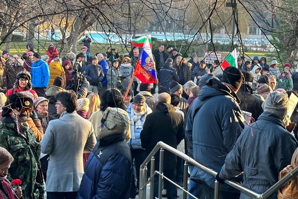 Десетки се събраха да бранят Альоша пред местния парламент в Пловдив.