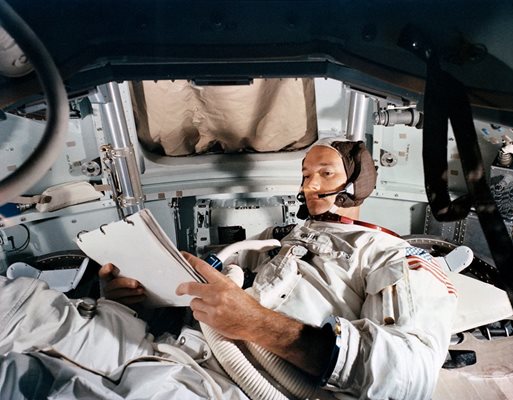 Бившият американски астронавт Майкъл Колинс, пилот на Командния модул на Аполо 11.