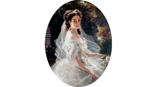 Портрет на принцесата от 1860 година от Франц Ксавие Винтерхалтер