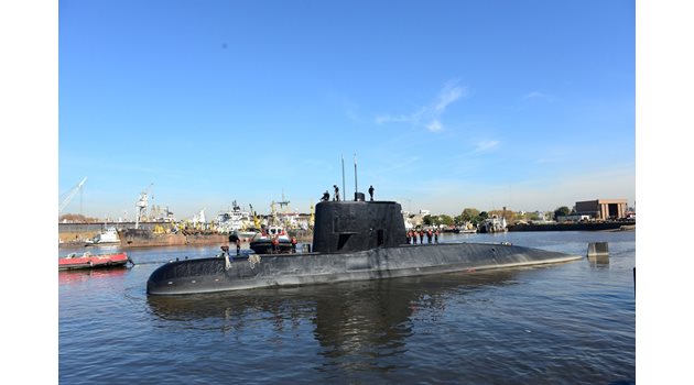 Подводницата “Сан Хуан”, снимана през лятото.