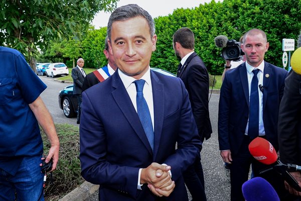 Новият вътрешен министър на Франция Жералд Дарманен  СНИМКА: Ройтерс