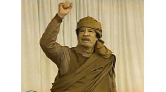 УВЕРЕНОСТ: Либийският лидер е убеден в победата си.