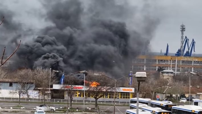 Снимка: Скрийншот от видео на С. Лазаров/Фейсбук групата "Забелязано във Варна".