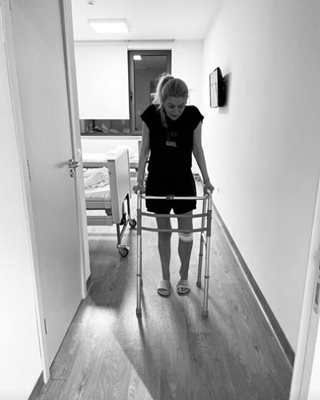 Венета Райкова прохожда след операцията