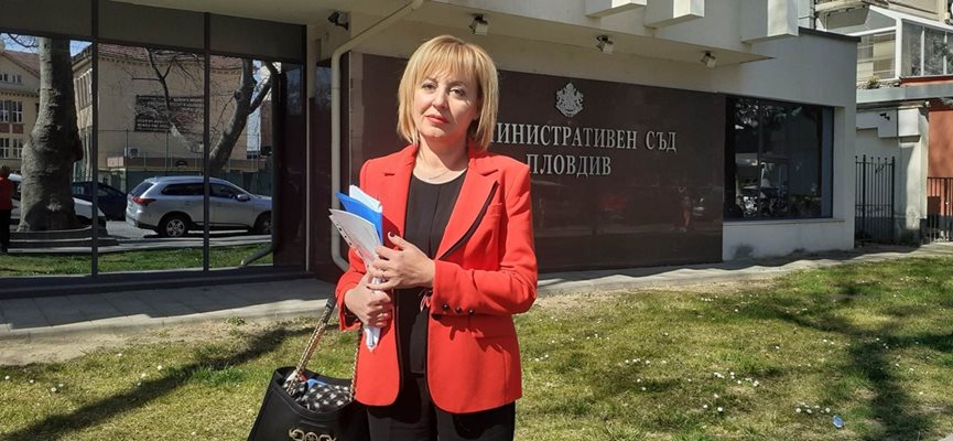 Мая Манолова дойде на първото "пенсионерско дело" в Пловдив. Снимка: Авторът