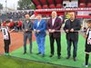 Министър Красен Кралев преряза лентата 
на обновения стадион в Горна Оряховица