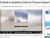 В САЩ при падане на частен самолет са загинали двама души (Видео)