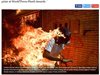 Снимка на горящ човек във Венецуела
спечели конкурса "Уърлд прес фото" за 2018 г.