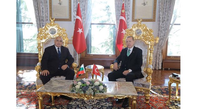 Бойко Борисов на работна среща с турския президент Реджеп Таип Ердоган СНИМКИ: ПРАВИТЕЛСТВЕНА ПРЕССЛУЖБА