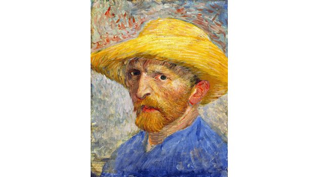 “Автопортрет със сламена шапка”, 1887 г., Париж.
В Детройтския музей на изкуствата.